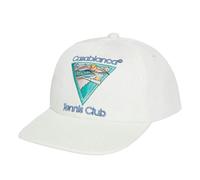 Casablanca Embroidered Cap Tennis Club Icon Off-White Hat - One Size