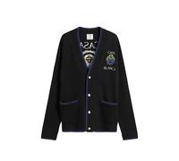 Casablanca Flaming Tennis Ball cardigan - Black S-M