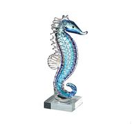 Casablanca Glass Sculpture Seahorse Height 24 cm