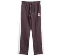 Casablanca Men's Aubergine Loopback Laurel Tape Pintuck Jogger