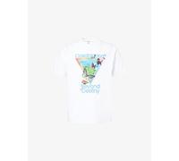 Casablanca Mens Casablanca Beyond Destiny Printed Cotton T-Shirt White XL