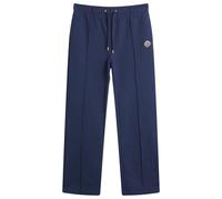Casablanca Men's Navy Loopback Patch Open Hem Jogger Dress Blue