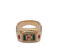 Casablanca Men's Tennis Club Ring Brass