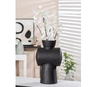 Casablanca Modern Decorative Vase - Vase for Pampas Grass Decoration Living Room - Gift Birthday Gift - Colour: Anthracite Dark Grey Height 32 cm