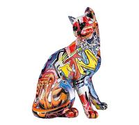 Casablanca modernes Design cat Figurine, Resin, 2_Multicoloured_h 29 cm, Höhe 29 cm