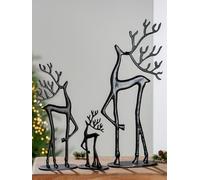 Casablanca modernes Design Christmas Home Decoration, Aluminium, Black, Höhe 37,5 cm