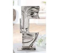 Casablanca modernes Design Decorative Sculpture, Aluminium, Silver, Höhe 40 cm