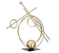 Casablanca modernes Design Decorative Sculpture, Metal, Gold-Coloured, Breite 48cm