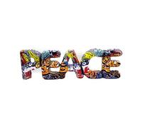 Casablanca modernes Design Decorative Sculpture, Poly, Multicoloured, 13 x 44,5 x 6 cm