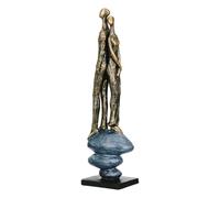 Casablanca modernes Design Decorative Sculpture, Resin, Bronze Grey, Höhe 37,6cm