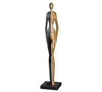 Casablanca modernes Design Decorative Sculpture, Resin, Gold, Black, Höhe 153 cm