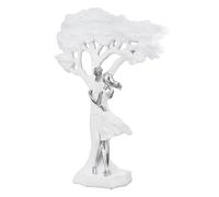 Casablanca modernes Design Decorative Sculpture, Resin, White, Höhe 44 cm