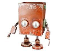 Casablanca modernes Design Decorative vase, Metal, Rust Brown, Höhe 37,5cm