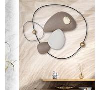 Casablanca modernes Design Endoso Wall Relief Metal Gloss Textured Beige 52 x 60 x 5 cm