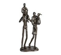 Casablanca modernes Design Iron Sculpture Brown Height 22 cm