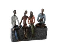 Casablanca modernes Design Poly Bronze Multi Coloured Ornament - Height 21cm