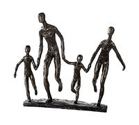 Casablanca modernes Design Sculpture, Poly, Bronze Colour, Höhe 32 cm