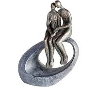 Casablanca modernes Design Sculpture, Poly, Bronze Grey, Höhe 27 cm