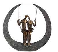 Casablanca modernes Design Sculpture, Poly, Bronze Grey, Höhe 30 cm