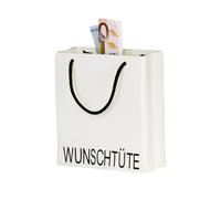 Casablanca Money Box Wish Bag, Porcelain, White