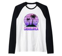 Casablanca Morocco Raglan Baseball Tee