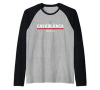 Casablanca Morocco Raglan Baseball Tee