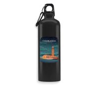Casablanca Morocco Travel Souvenir Water Bottle, Beverage Flask, Travel Bottle, Outdoor Sport Bottle