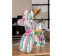 Casablanca Pallone Resin Balloon Dog Figurine, Glossy, Multi-Colour, 40 x 41 x 13 cm