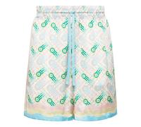 Casablanca Ping Pong silk shorts - Blue S-M-XL