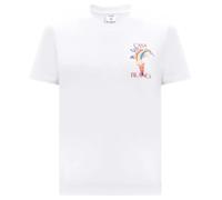 Casablanca Printed Fitted Nature Teacher White T-Shirt - XL