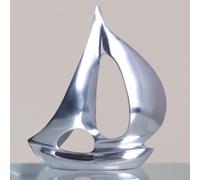 CASABLANCA Sculpture Boat Metal Object Ship Aluminium