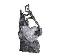 Casablanca - Sculpture - Decorative Figure - Heart - Steinmetz - Poly - Bronze - 37 x 19 cm