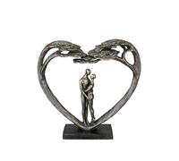 Casablanca Sculpture Love Tree - Resin - Bronze - Height 31.5 cm - Couple Motif - Heart Shape - Decoration - Gift - Living Room - Sculptures