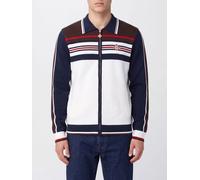 CASABLANCA Striped Stretch-Viscose Zip-Up Jumper with Classic Collar - Size: L - male