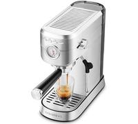 CASABREWS CM5418 Espresso Machine 20 Bar, Barista Espresso Maker with Steam Milk Frother, Stainless Steel Coffee Machine with 1L Removable Water Tank for Cappuccino, Latte, Silver