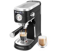 CASABREWS CM5418 Espresso Machine 20 Bar, Barista Espresso Maker with Steam Milk Frother, Stainless Steel Coffee Machine with 1L Removable Water Tank for Cappuccino, Latte, Black
