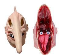 CASACLAUSI Barbaras Adams Cosplay Masks Beetle Full Head Latex Horror Funny Masks Easter Halloween Carnival Party Props