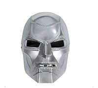 CASACLAUSI Dr Doom Mask Supervillain Slayer Victor Silver Helmet Doom Carnival Halloween Costume Cosplay Props Adult Men