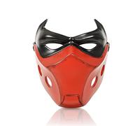CASACLAUSI Red Hood Mask Resin Jason Todd Helmet Teens Adult Cosplay Halloween Costume Party Accessory Collectible Props