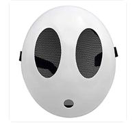 CASACLAUSI Shy Guy Mask Funny Cute White Anime Boys Mask Halloween Christmas Carnival Easter Party Costume Cosplay Props