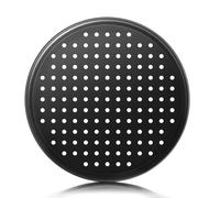 CasaCulina 12 Inch Pizza Pan with Holes, Nonstick Pizza Tray for Oven | Round Perforated Carbon Steel Pizza Baking Pans Pizza Bakeware for Home Restaurant Kitchen Baking