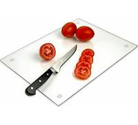 Casadomu Glass Chopping Board Clear Workspace Saver Cutting Worktop Placemat 40 x 30 cm