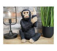 Casadomu Up Yours Gorilla Monkey Ornament Resin Statue Ape Sculpture Middle Finger Novelty Figure