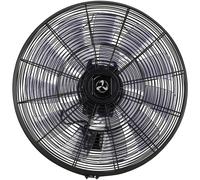 CasaFan 64509 Airos Eco Silent Wall Fan 90W 514mm Black Quiet Power