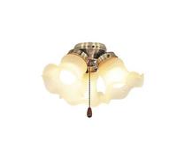 CasaFan ceiling fan add-on light kit 3 Brass antique