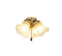 CasaFan ceiling fan add-on light kit 3 Brass polished