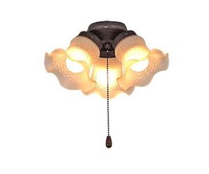 CasaFan ceiling fan add-on light kit 3 Brown