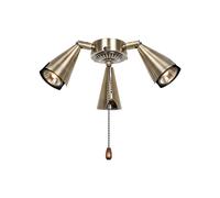 CasaFan ceiling fan add-on light kit 5 Brass antique