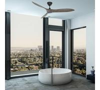 CasaFan Eco Airscrew ceiling fan, 152 cm, black, wood