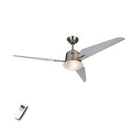 CasaFan ECO AVIATOS ceiling fan, Ø 132 cm, silver, DC, quiet